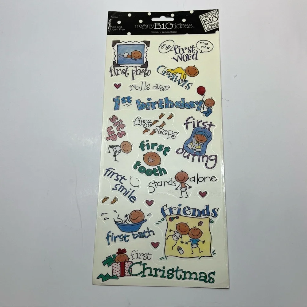 sticker lot baby‎ theme scrapbook crafts card making letters